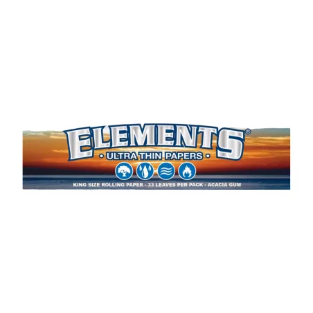 Elements King Size – dłuższe bibułki