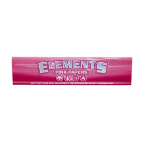 Elements Pink King Size Slim – bibułki długie