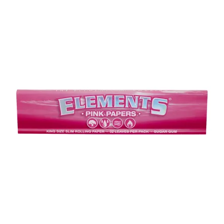 Elements Pink King Size Slim – bibułki długie