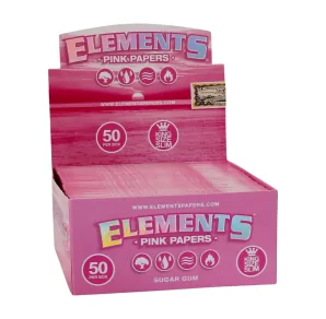 Elements Pink King Size Slim – bibułki długie