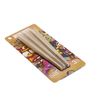 Dutch Cones King Size Unbleached 3 szt.