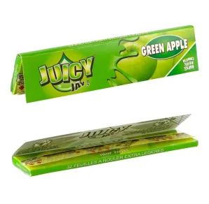 Bibułki Juicy Jay's Green Apple King Size Slim - Jabłko