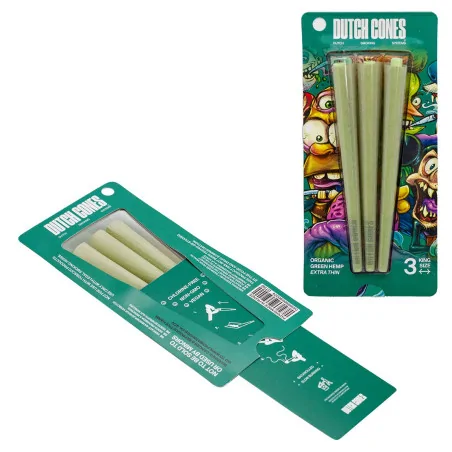 Dutch Cones King Size Green 3 szt.