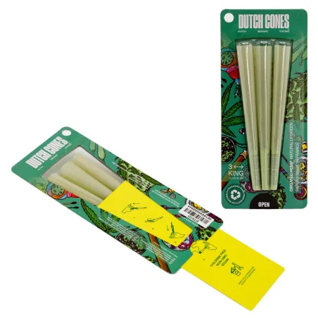 Dutch Cones King Size Green 3 szt.