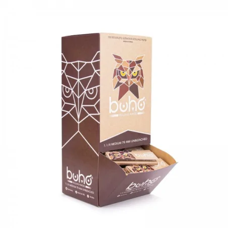 BUHO Natural 1 1/4 - 100 bibułek box