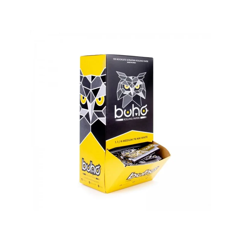 BOX - 100 x Bibułki BUHO Classic 1 1/4
