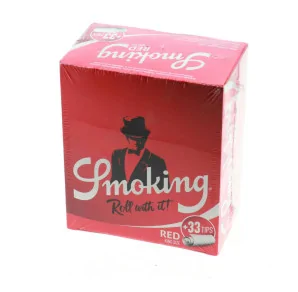 Bibulka Smoking Smoking Red King Size + Tipy