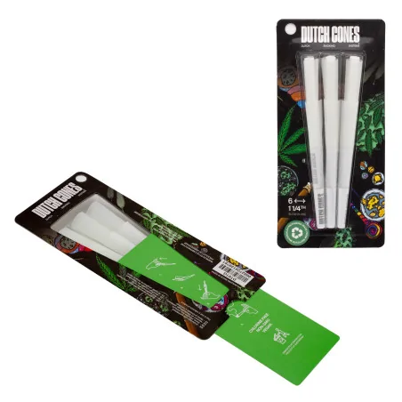 Dutch Cones 1 1/4 White 6 szt.