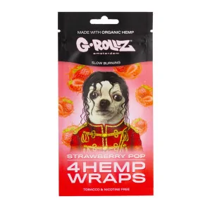 G-Rollz Strawberry Wrapy Konopne 4 szt.