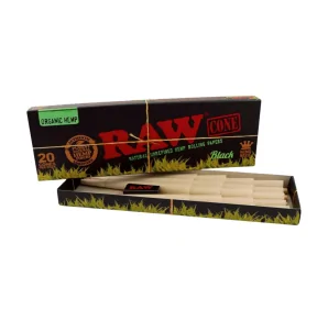 RAW Black KS bibułki skręcone z filtrami