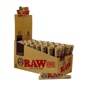 Stożki RAW King Size Cone 1 1/4 - 6 szt.