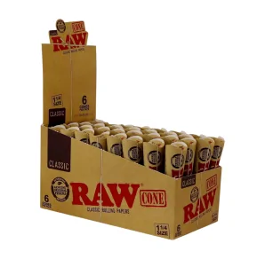 RAW King Size Cone 1 1/4 – 6 szt.