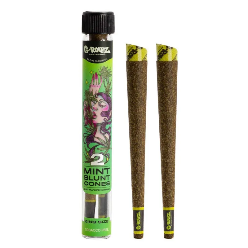 Wrapy Konopne G-Rollz Mietowe - 2 szt.