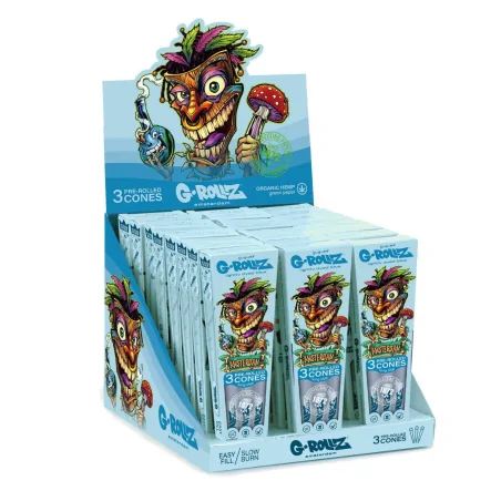 Wrapy Konopne G-Rollz Tiki KS Blue 3szt