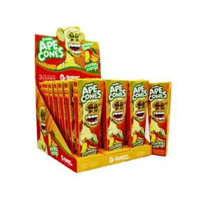 Bibulki skrecone G-Rollz Ape Cones Monkey Mango - 3 szt.