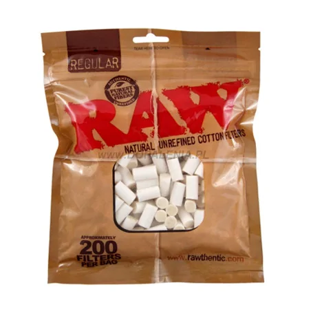 Filtry RAW Regular 200 szt. | bletki.pl