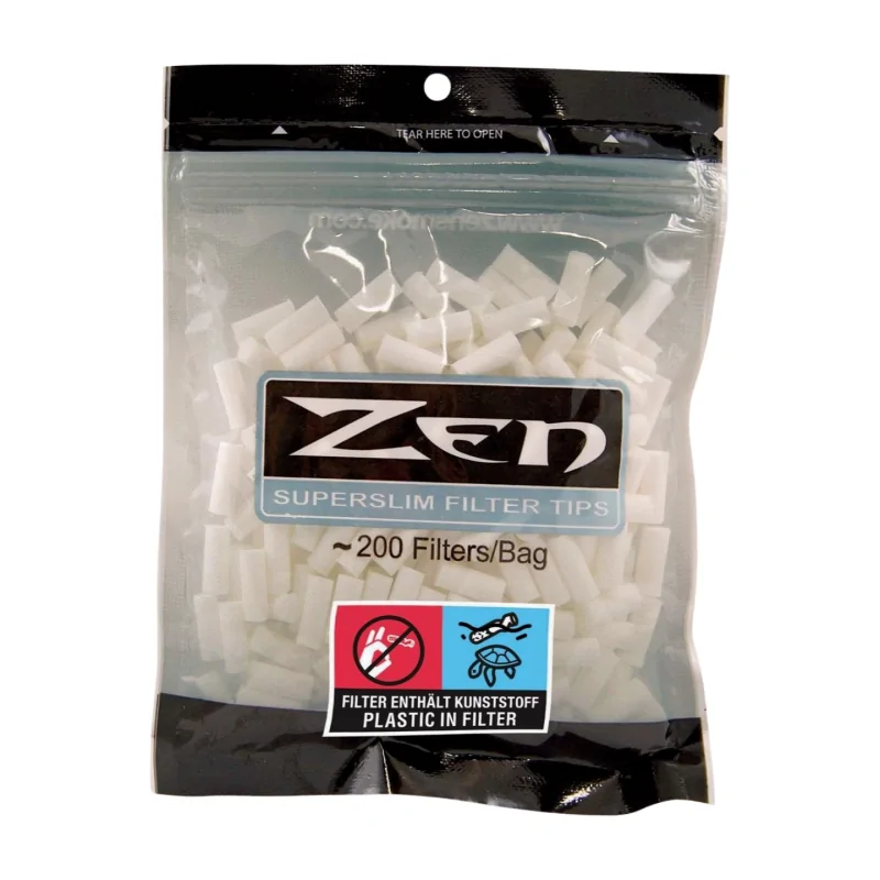 Filterki Zen Super Slim 6 x 15mm 200 sztuk