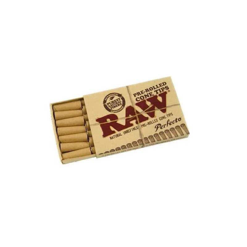 Ustniki papierowe RAW Perfecto PREROLLED CONE TIPS