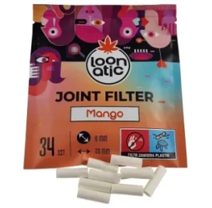 Filtry Loonatic Loonatic Slim 6mm Mango 34szt.