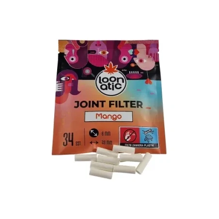 Filtry Loonatic Loonatic Slim 6mm Mango 34szt.