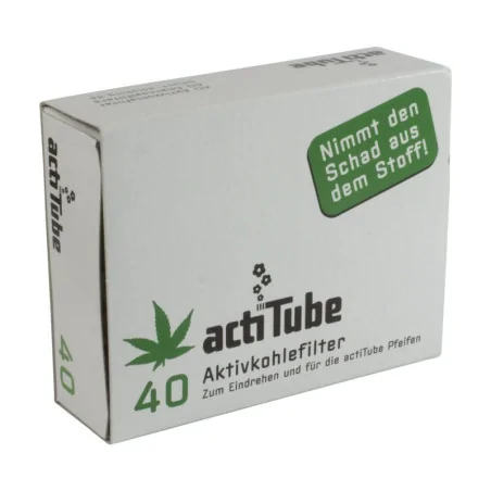 ActiTube filtry z węglem aktywnym 8 mm 40 szt.