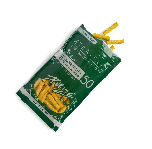 Filtry Purize Xtra Slim 50 sztuk - Yellow
