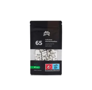 Filterki Slim 5,9 mm z węglem aktywnym, białe