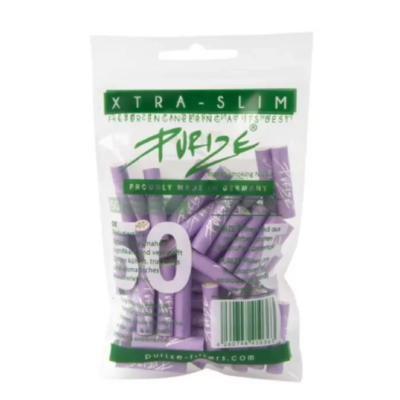 Filtry z aktywnym węglem Purize Extra Slim Lilac 50 szt. Filtry z aktywnym węglem Purize Extra Slim Lilac 50 szt.