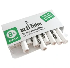 ActiTube Regular 8 mm – filtry węglowe 10 szt.