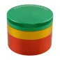 Młynek 4-częściowy HAMMERCRAFT z magnesem Rasta - 63 mm
