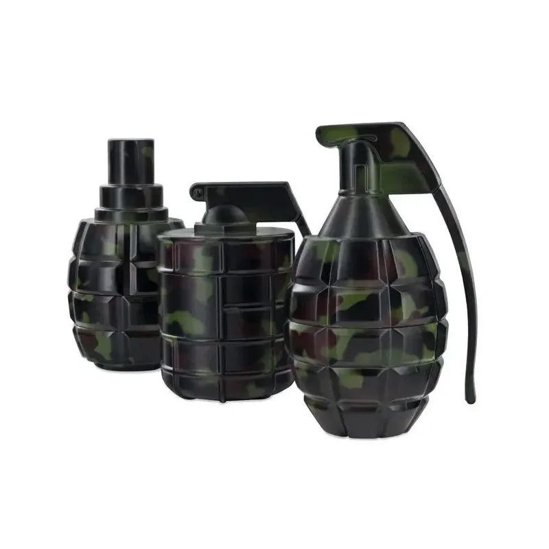 Metalowy młynek 3-częściowy w kształcie granata 45 mm