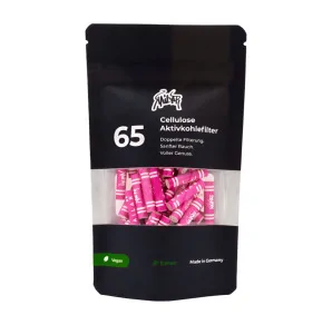 Filterki Slim 5,9 mm z węglem aktywnym 65 szt