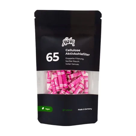 Filterki Slim 5,9 mm z węglem aktywnym 65 szt