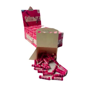 Filterki aktywne Gizeh Pink 6 mm 34 szt.