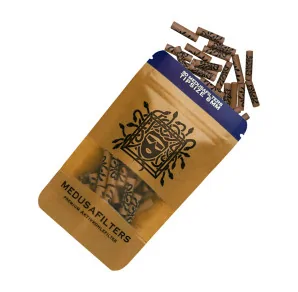 Filterki Medusa z węglem aktywnym Organic Slim 6 mm 50 szt.
