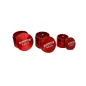 Metalowy młynek 4-częściowy Elements Red Mini 40 mm