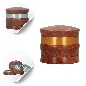 Młynek metalowo-drewniany Nigeria 4 części 67 mm MIX kolor