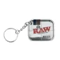 Breloczek mini tacka metalowa RAW 4,6x3,8 cm