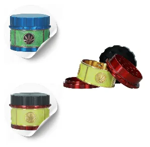 Młynek Gold Ganja 55 mm 4 części MIX kolor