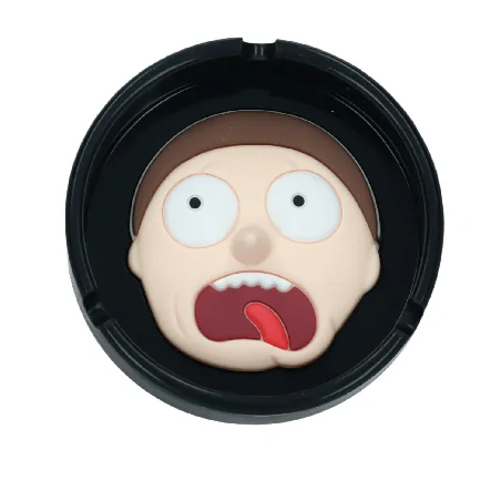 Popielniczka silikonowa 8,8 cm - Rick & Morty MIX