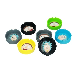 Popielniczka silikonowa 8,8 cm Rick & Morty MIX