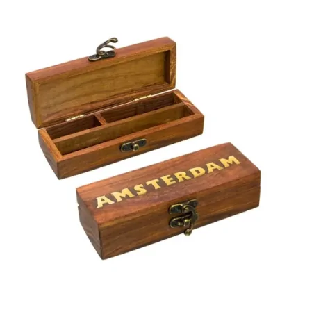 Drewniane pudełko Amsterdam 15 cm x 6 cm