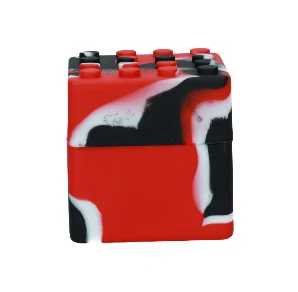 Silikonowy schowek Duży Klocek 6x6 cm MIX kolor