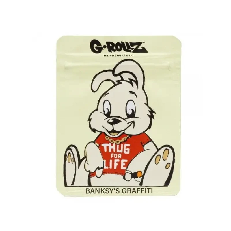 Torebka schowek Banksy Thug for Life 65x85 mm 1 szt.