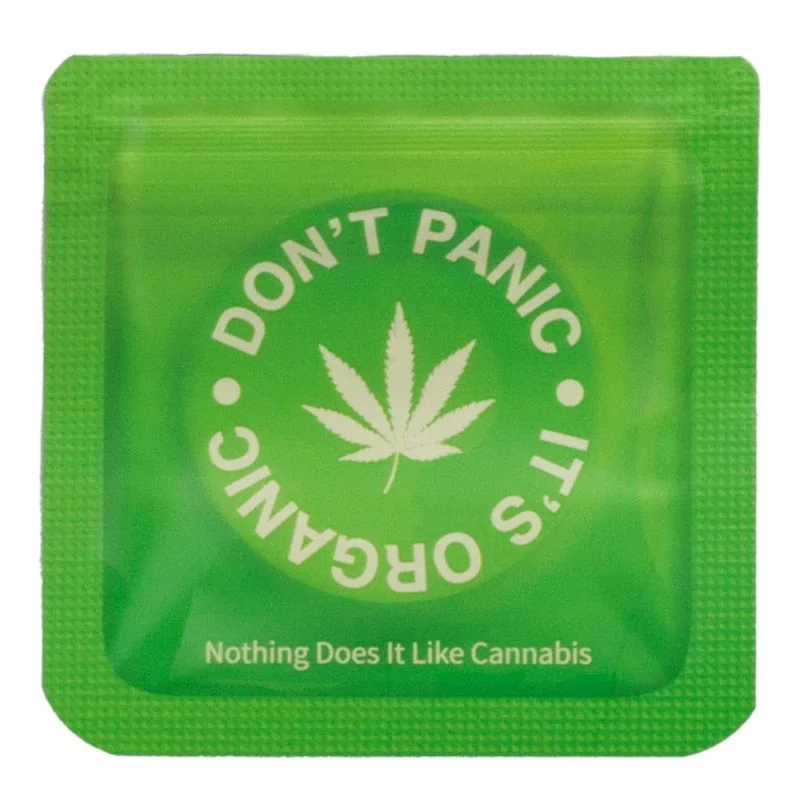 Torebka schowek Don't Panic 64x64 mm zielona