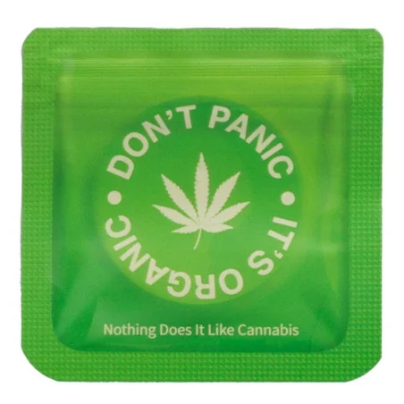 Torebka schowek Don't Panic 64x64 mm zielona
