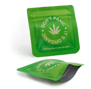 Torebka schowek Don't Panic 64x64 mm zielona