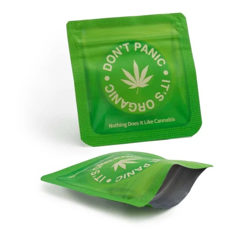 Torebka schowek Don't Panic 64x64 mm zielona