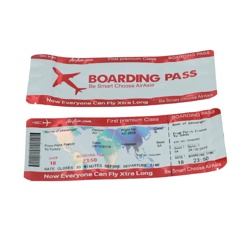 Torebka schowek Boarding Pass 8x20 cm Torebka schowek Boarding Pass 8x20 cm
