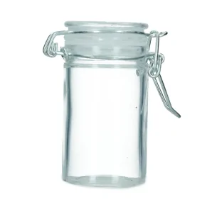 Szklany słój z zamknięciem 8 cm